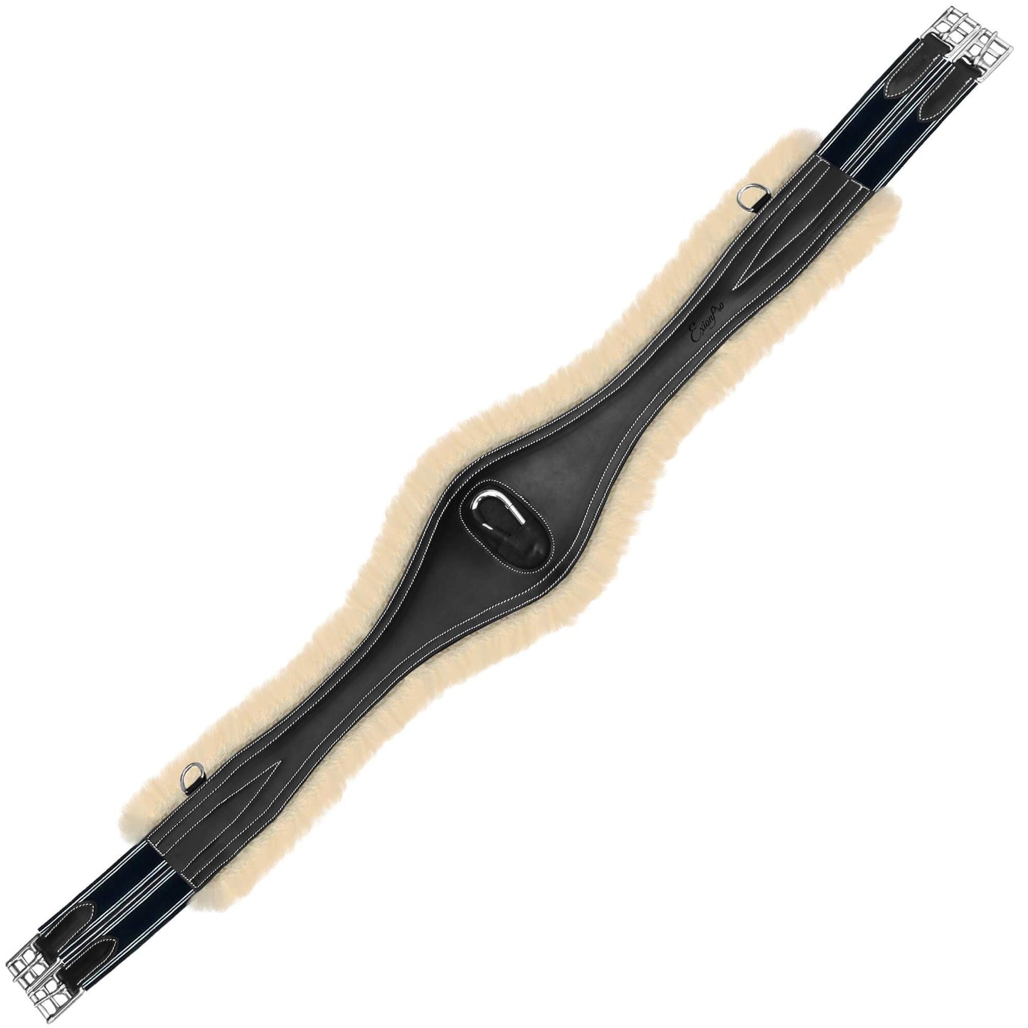 ExionPro 'Snap' Girth - Navy Blue Elastic with White Lines