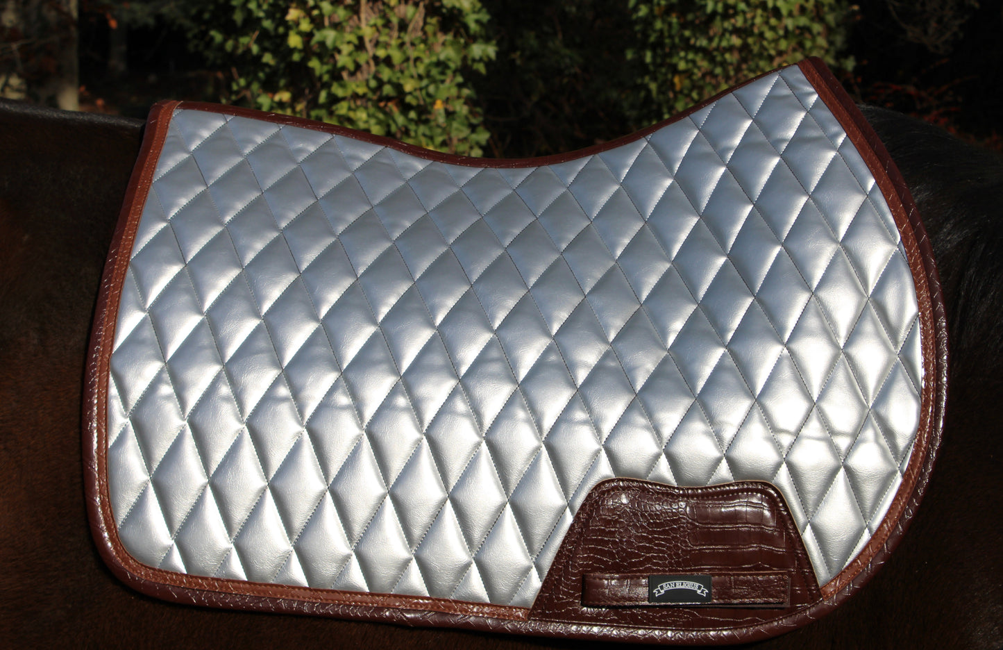 Jump Saddle Pad | Chrome - Riders Choice Supply Co