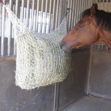 Freedom Feeder Extended Day Net - Slow Feed Hay Net - 2 String Bale - 3 Size Mesh Options - Riders Choice Supply Co