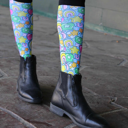 Dreamers & Schemers Pair and a Spare Boot Socks - ADULT One Size - Riders Choice Supply Co