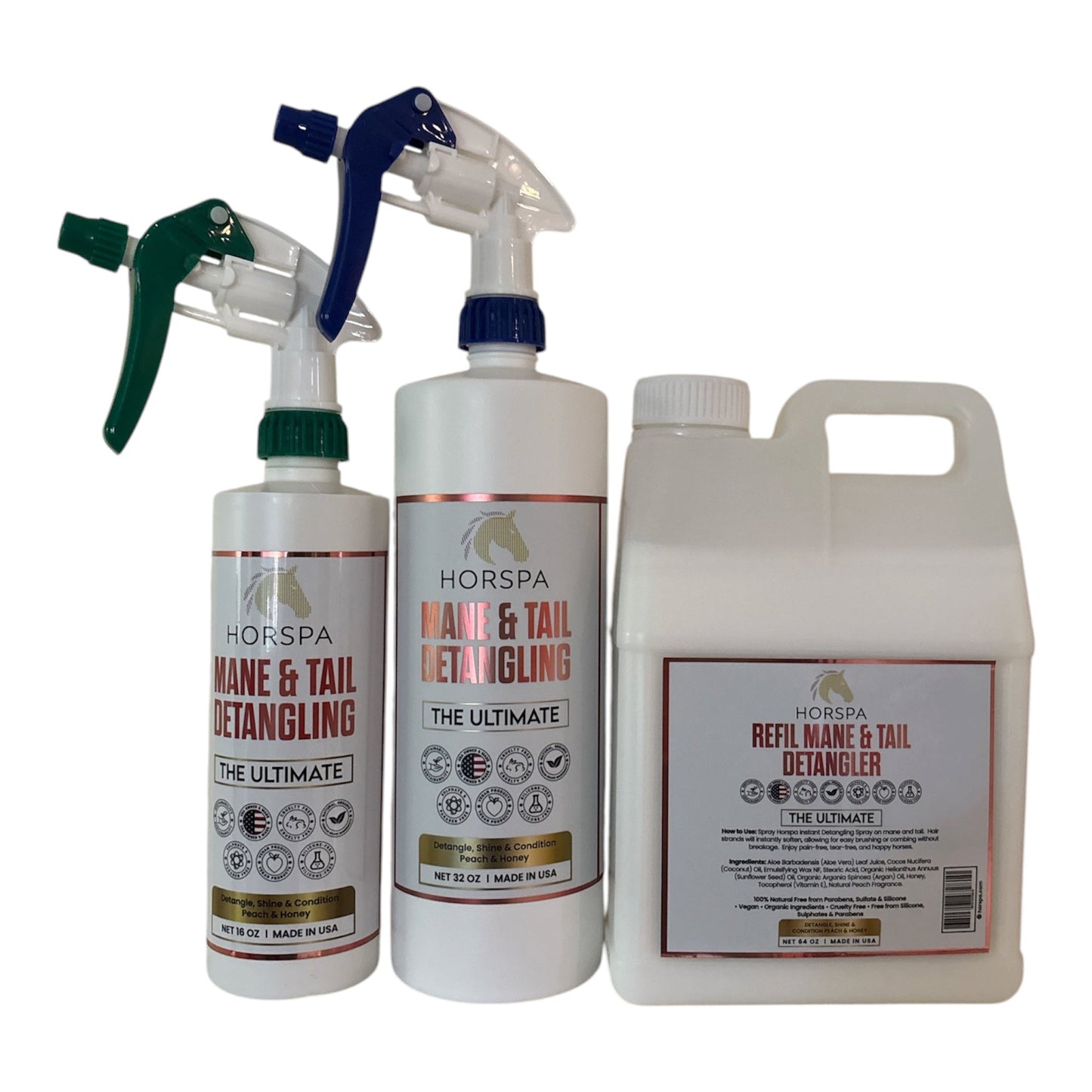 Mane & Tail Detangling Spray Peach & Honey - The Ultimate