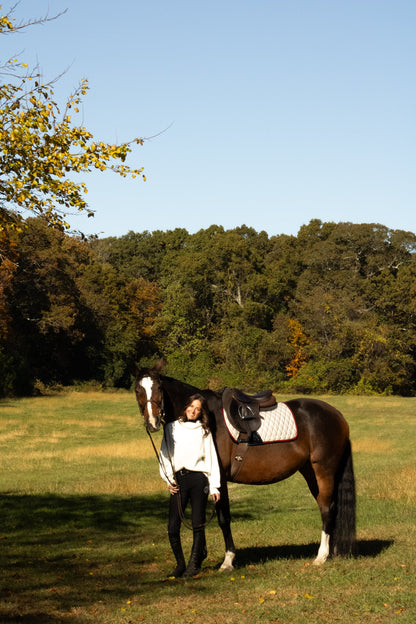Jump Saddle Pad | White - Riders Choice Supply Co