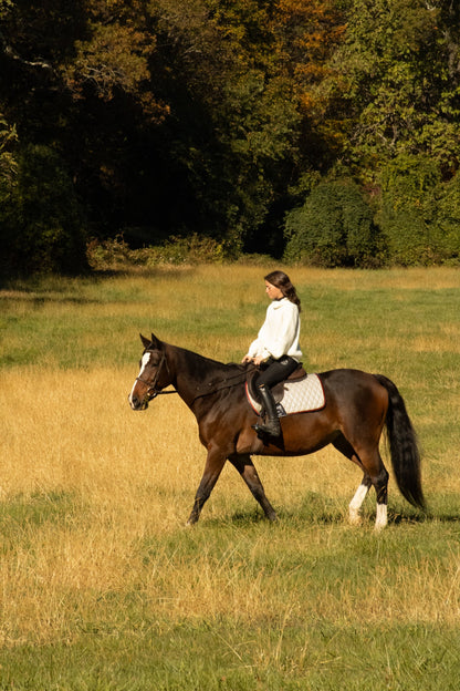 Jump Saddle Pad | White - Riders Choice Supply Co