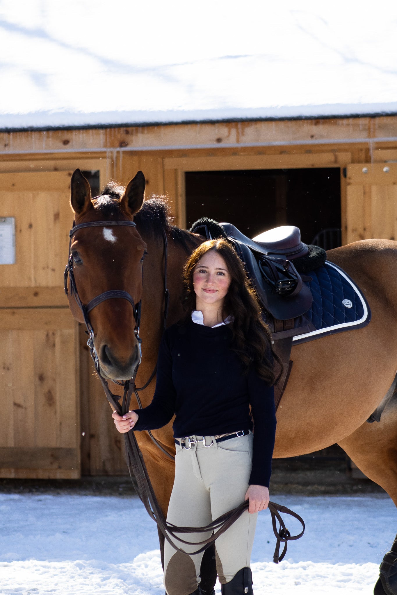 Jump Saddle Pad | Navy - Riders Choice Supply Co