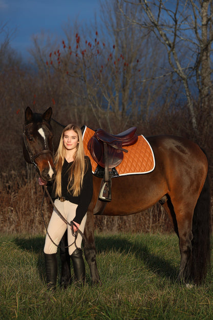 Jump Saddle Pad | Cognac - Riders Choice Supply Co