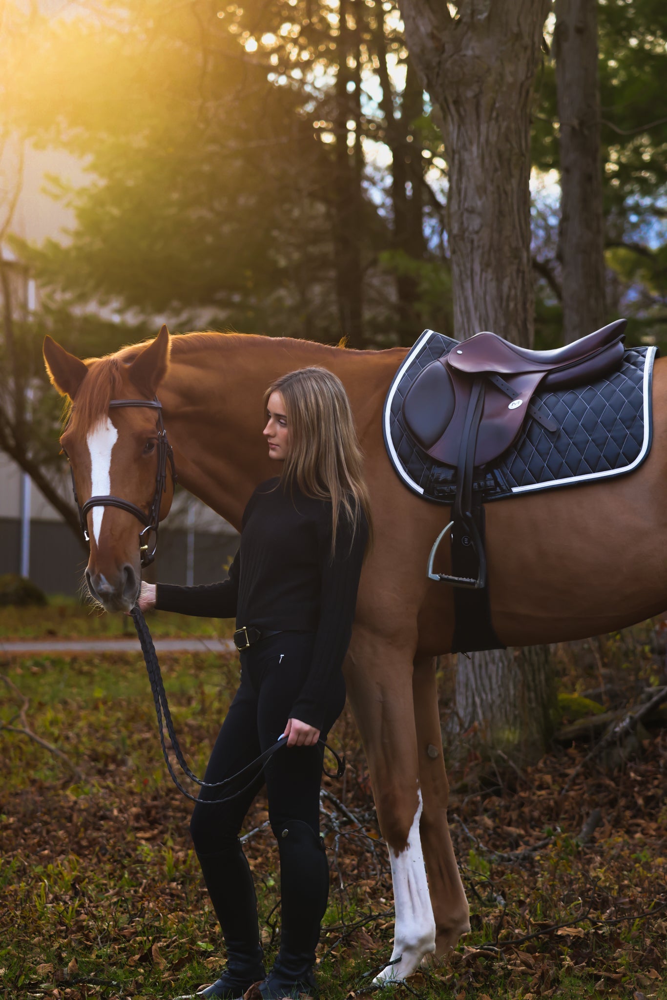 Jump Saddle Pad | Black - Riders Choice Supply Co