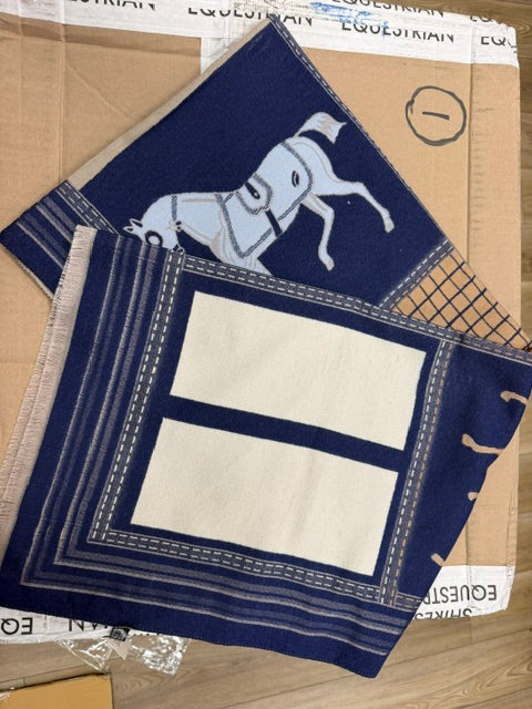 Tanner Equestrian Knit Scarf