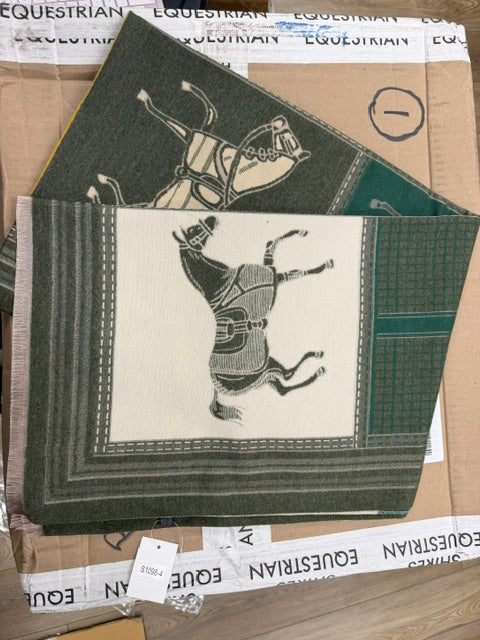 Tanner Equestrian Knit Scarf