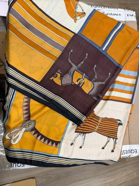 Tanner Equestrian Silk scarf