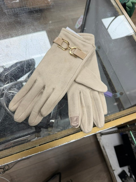 Tanner Equestrian  Horseshoe Bit Soft Touch Gloves