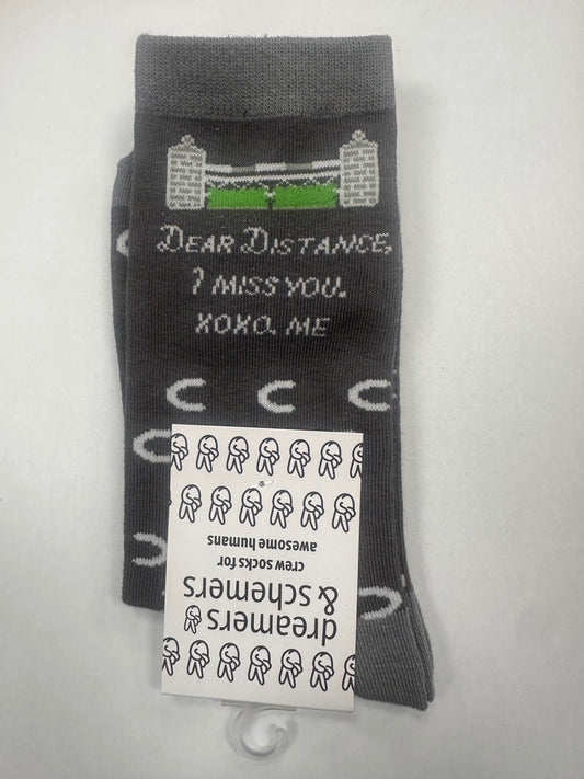 Dreamers & Schemers Dear Distance Knit Crew Socks Womens 5-11 - Riders Choice Supply Co
