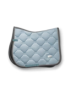 Equestrian Stockholm Jump Saddle Pad Ice Blue - Full