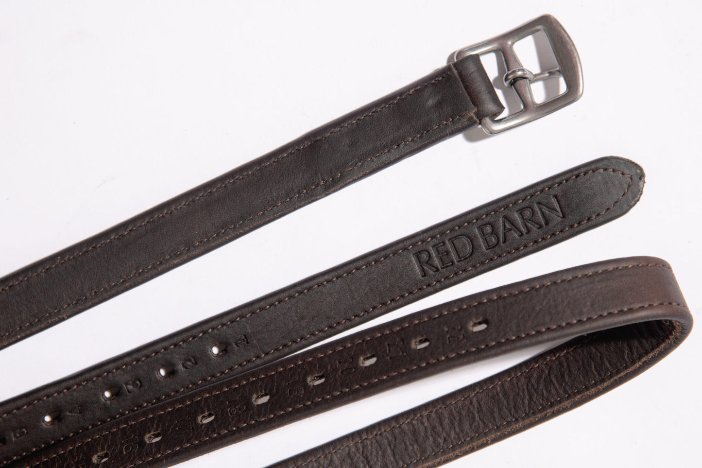 KL Select Red Barn Get A Grip Leathers - 7/8" Brown