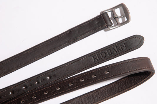Red Barn Get A Grip Leathers - 1" Black