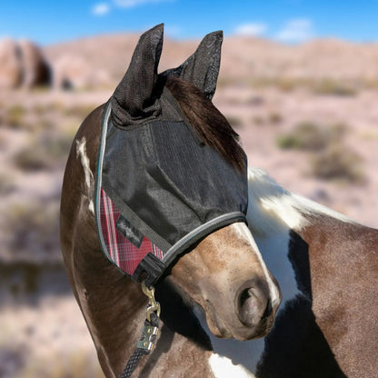 UViator CatchMask Fly Mask with Ears & 90% UV Protection - Riders Choice Supply Co