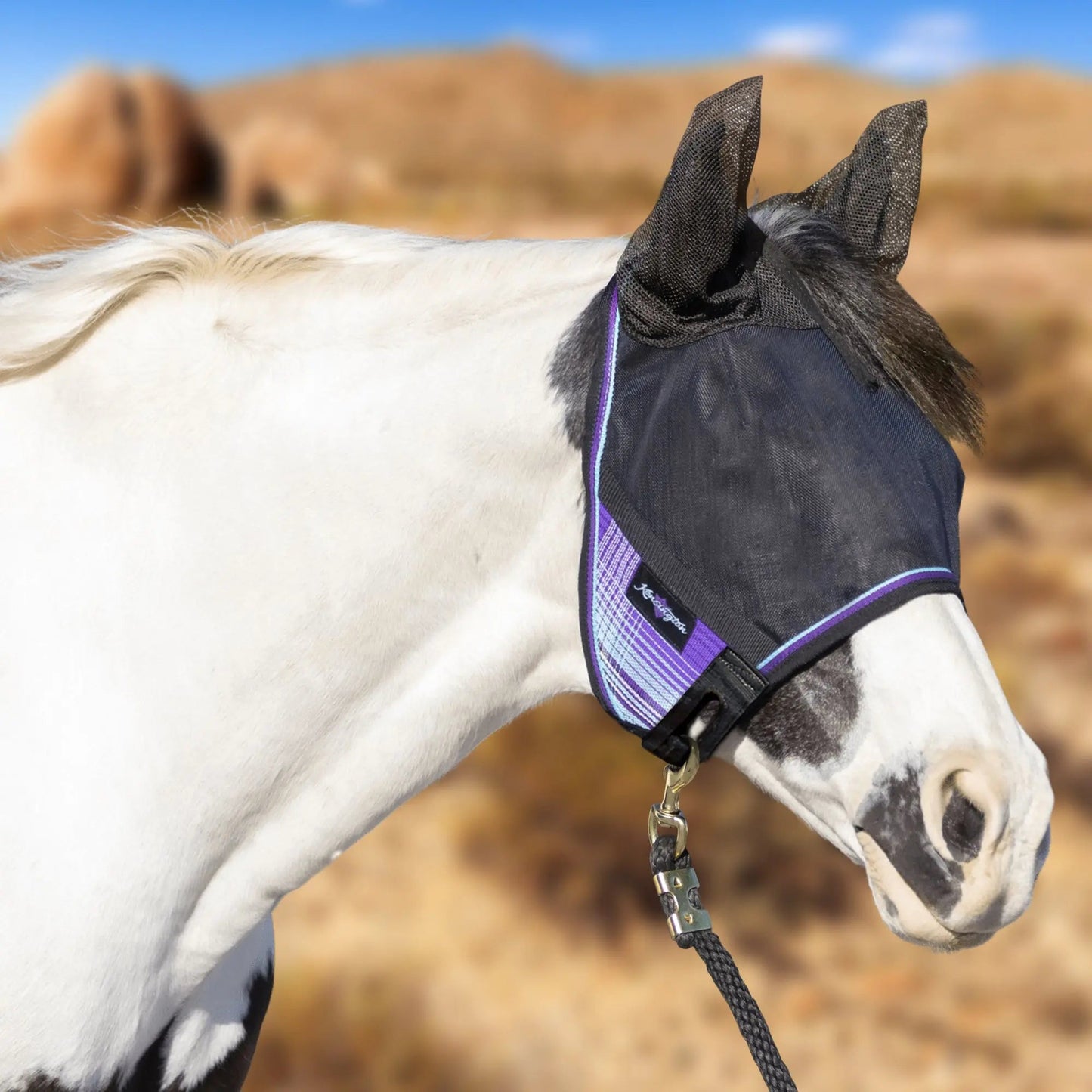 UViator CatchMask Fly Mask with Ears & 90% UV Protection - Riders Choice Supply Co