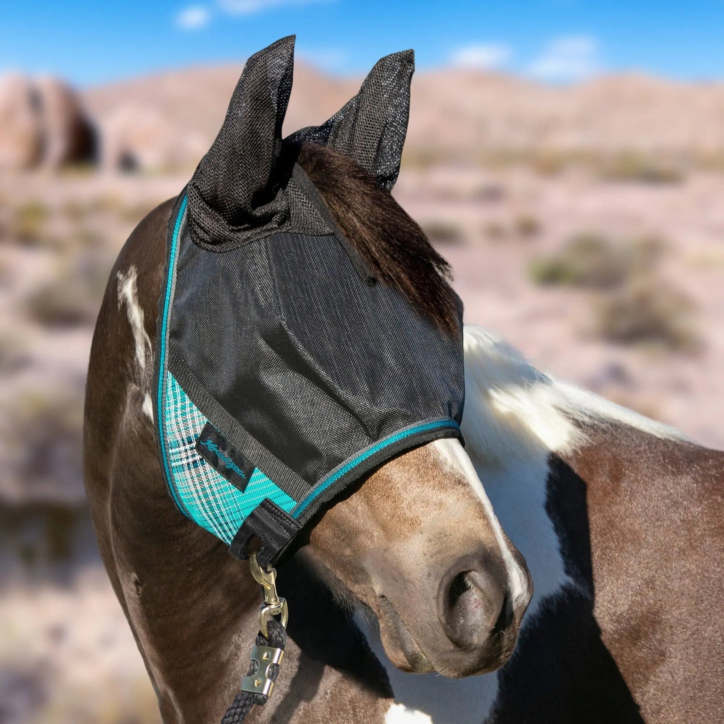 UViator CatchMask Fly Mask with Ears & 90% UV Protection - Riders Choice Supply Co