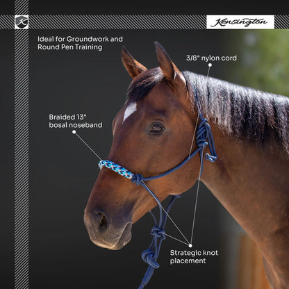 Clinician Training Rope Halter with Braided Nose - Riders Choice Supply Co