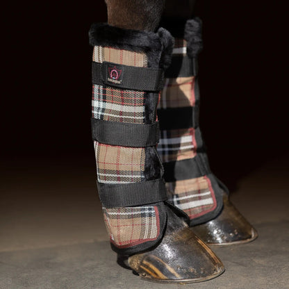 Horse Fly Boots with Fleece Trim - Set of 2 - 73% UV + Fly Protection - Riders Choice Supply Co