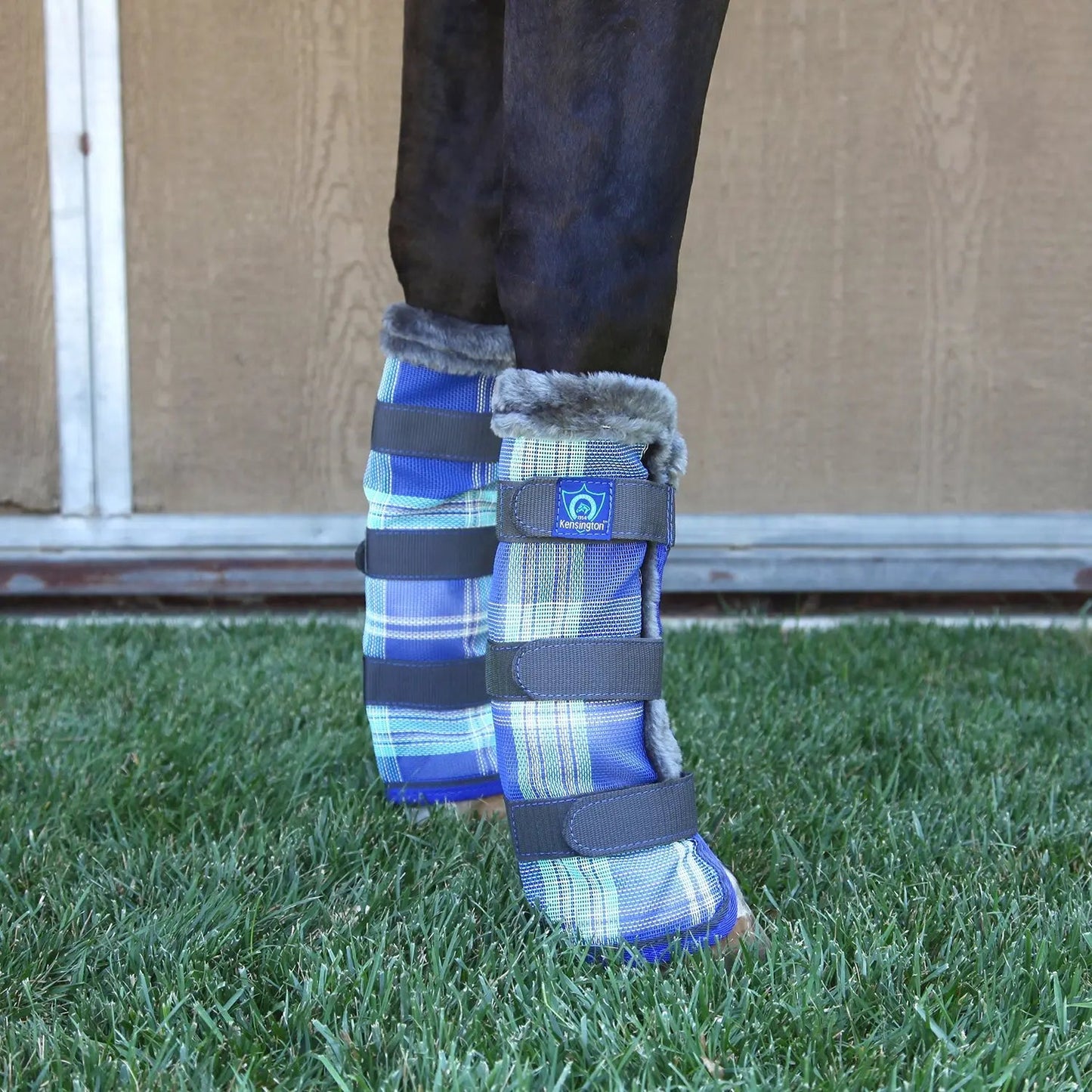 Horse Fly Boots with Fleece Trim - Set of 2 - 73% UV + Fly Protection - Riders Choice Supply Co