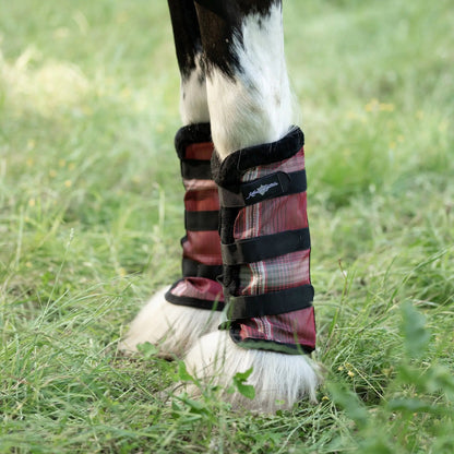 Draft Fly Boots with Fleece Trim - Set of 2 - 73% UV + Fly Protection - Riders Choice Supply Co