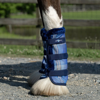Draft Fly Boots with Fleece Trim - Set of 2 - 73% UV + Fly Protection - Riders Choice Supply Co