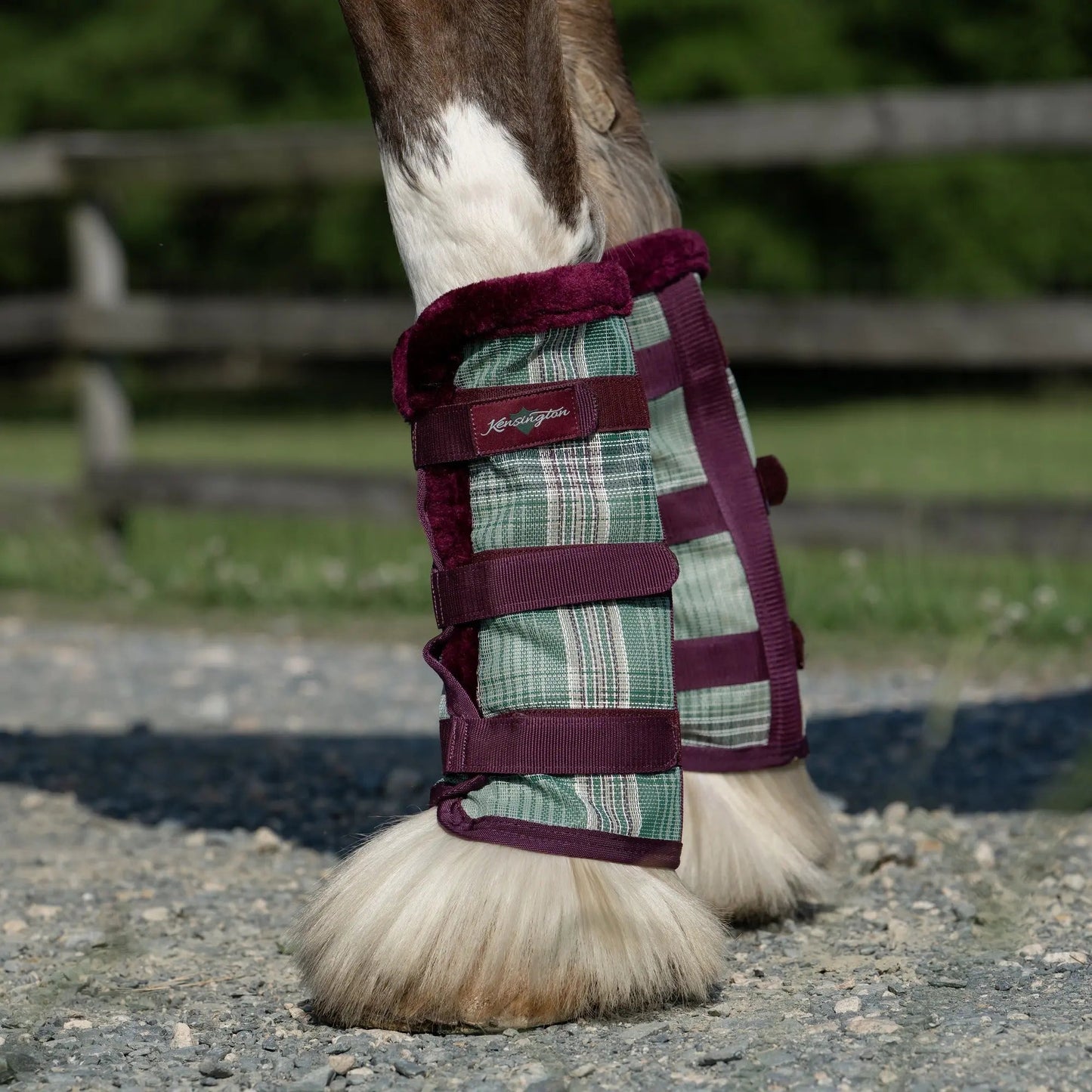 Draft Fly Boots with Fleece Trim - Set of 2 - 73% UV + Fly Protection - Riders Choice Supply Co