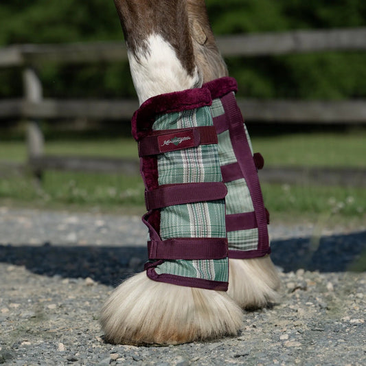 Draft Fly Boots with Fleece Trim - Set of 2 - 73% UV + Fly Protection - Riders Choice Supply Co