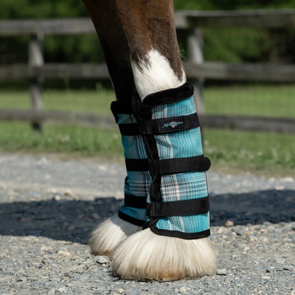 Draft Fly Boots with Fleece Trim - Set of 2 - 73% UV + Fly Protection - Riders Choice Supply Co