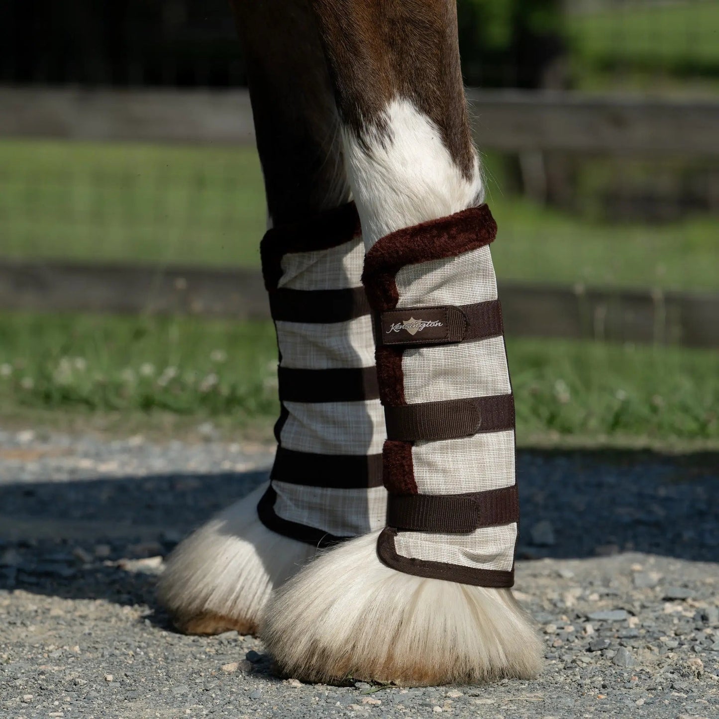 Draft Fly Boots with Fleece Trim - Set of 2 - 73% UV + Fly Protection - Riders Choice Supply Co