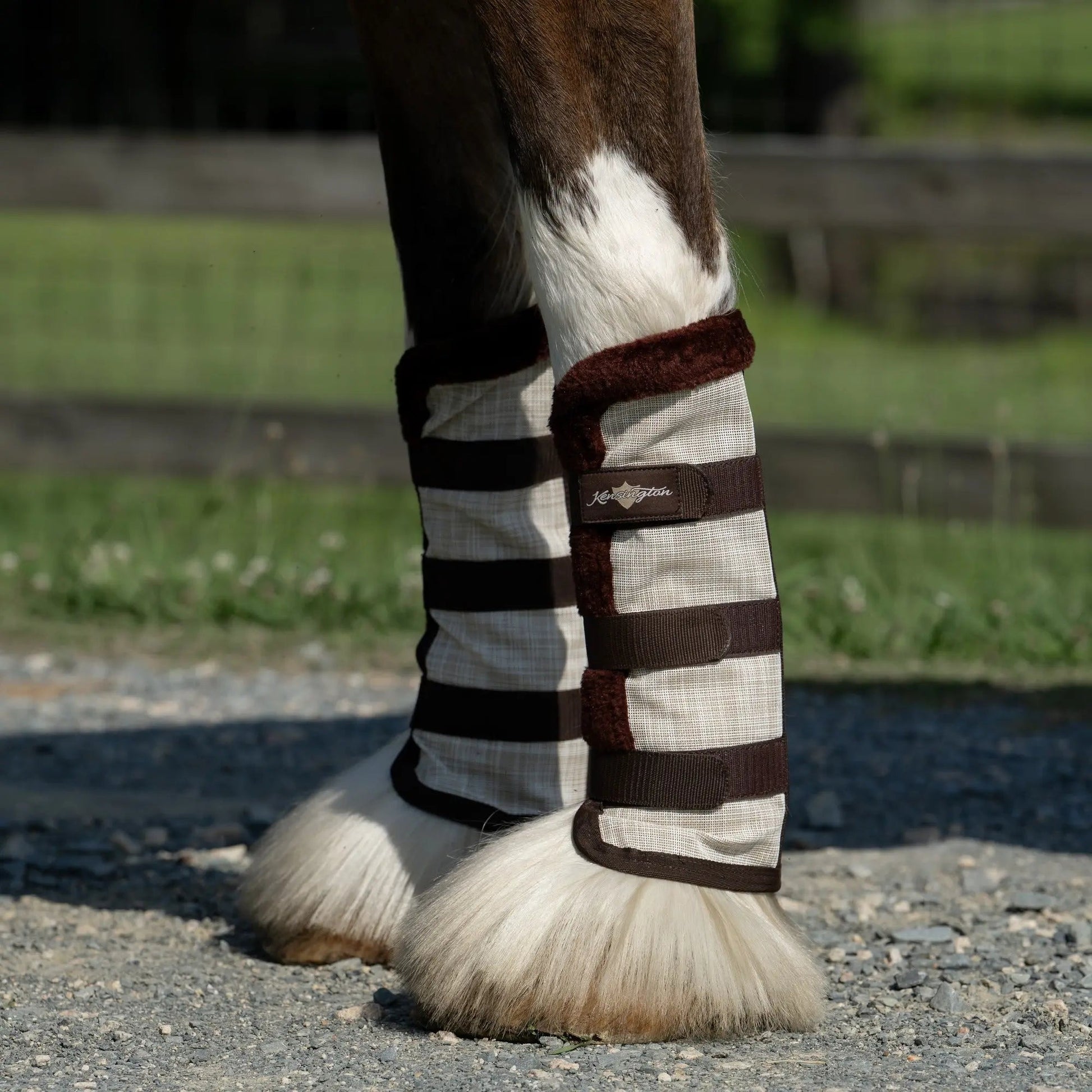 Draft Fly Boots with Fleece Trim - Set of 2 - 73% UV + Fly Protection - Riders Choice Supply Co