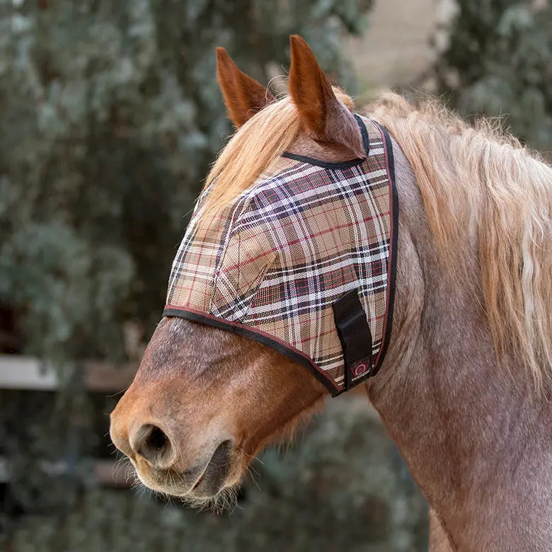 Fly Mask with 73% UV Protection - Open Top Design - Riders Choice Supply Co