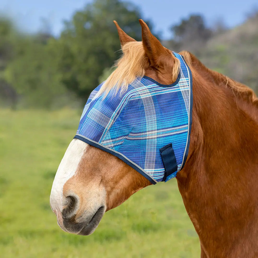 Fly Mask with 73% UV Protection - Open Top Design - Riders Choice Supply Co