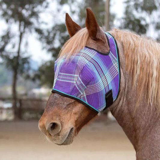 Fly Mask with 73% UV Protection - Open Top Design - Riders Choice Supply Co