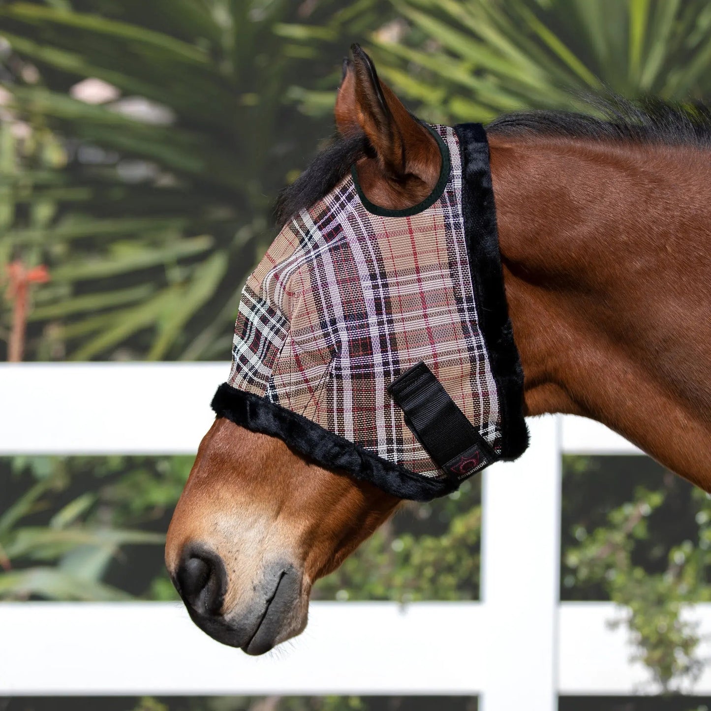 Fly Mask with Fleece Trim & 73% UV Protection - Riders Choice Supply Co