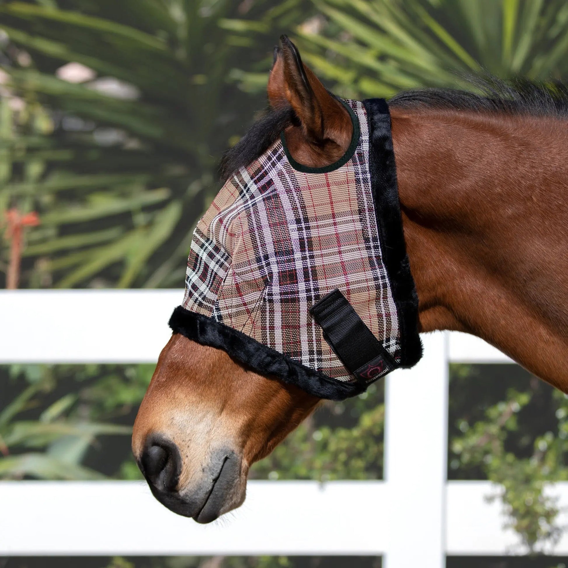 Fly Mask with Fleece Trim & 73% UV Protection - Riders Choice Supply Co