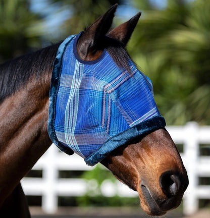 Fly Mask with Fleece Trim & 73% UV Protection - Riders Choice Supply Co