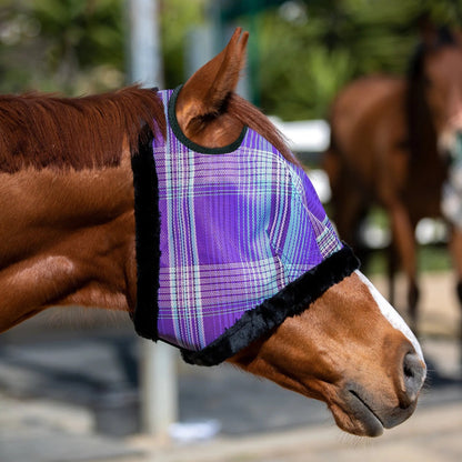 Fly Mask with Fleece Trim & 73% UV Protection - Riders Choice Supply Co