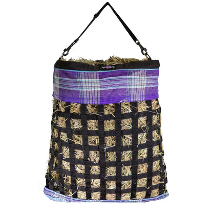 Slow Feed Hay Bag with Easy Load Rim - 2 Flake Capacity - Riders Choice Supply Co