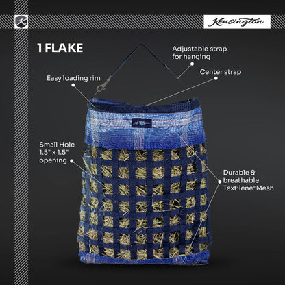 Slow Feed Hay Bag with Easy Load Rim - 2 Flake Capacity - Riders Choice Supply Co
