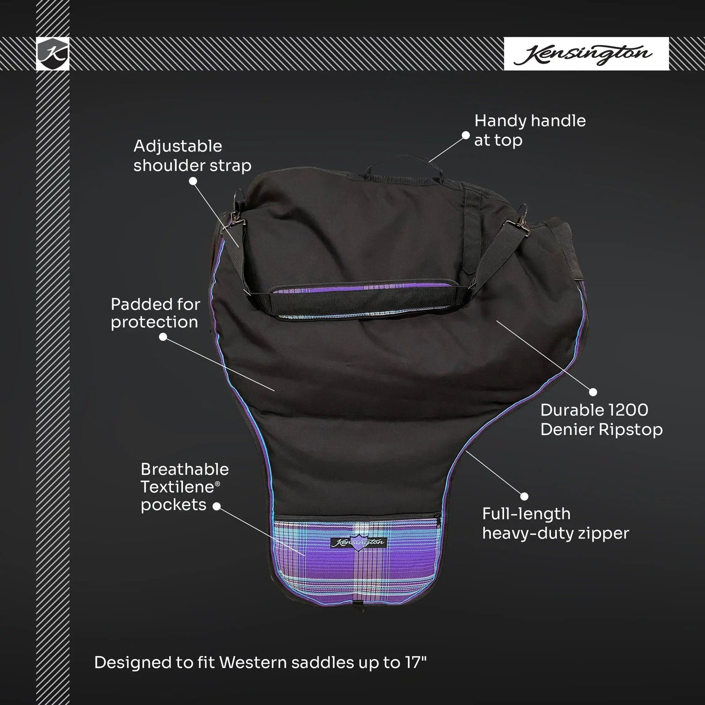 Western Saddle Protective Carry Bag - Riders Choice Supply Co