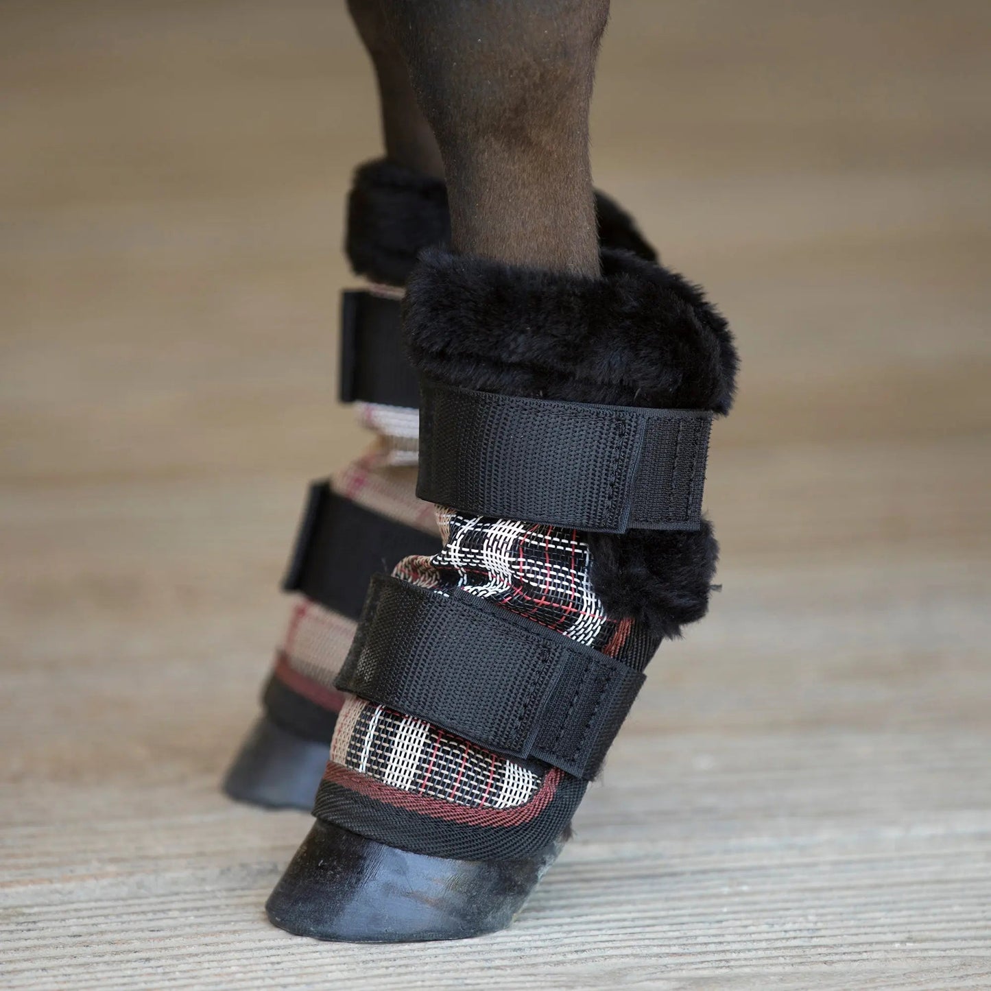 Mini Fly Boots with Fleece Trim - Set of 4 - 73% UV + Fly Protection - Riders Choice Supply Co
