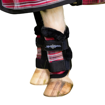 Mini Fly Boots with Fleece Trim - Set of 4 - 73% UV + Fly Protection - Riders Choice Supply Co