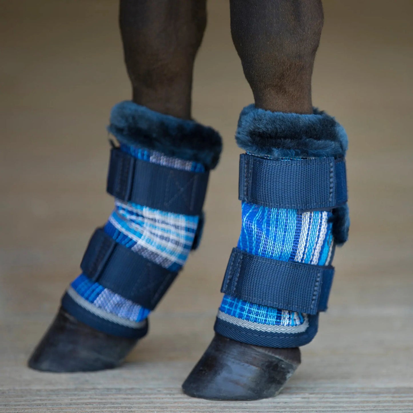 Mini Fly Boots with Fleece Trim - Set of 4 - 73% UV + Fly Protection - Riders Choice Supply Co