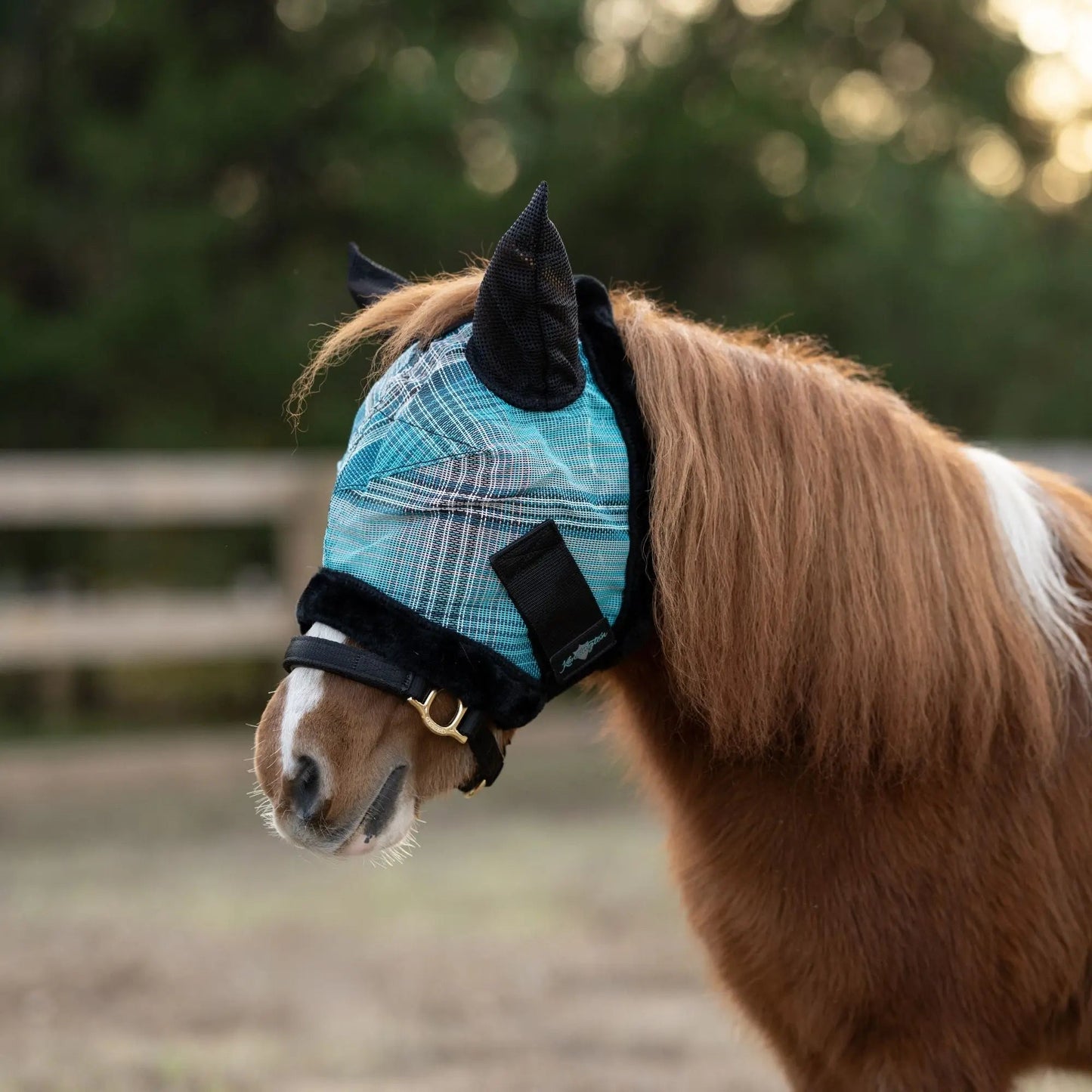 Mini Fly Mask with Fleece Trim & Ears - 73% UV Blocking - Riders Choice Supply Co