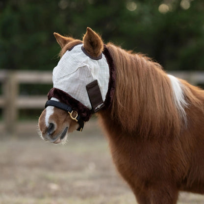 Mini Fly Mask with Fleece Trim - 73% UV Blocking - Riders Choice Supply Co