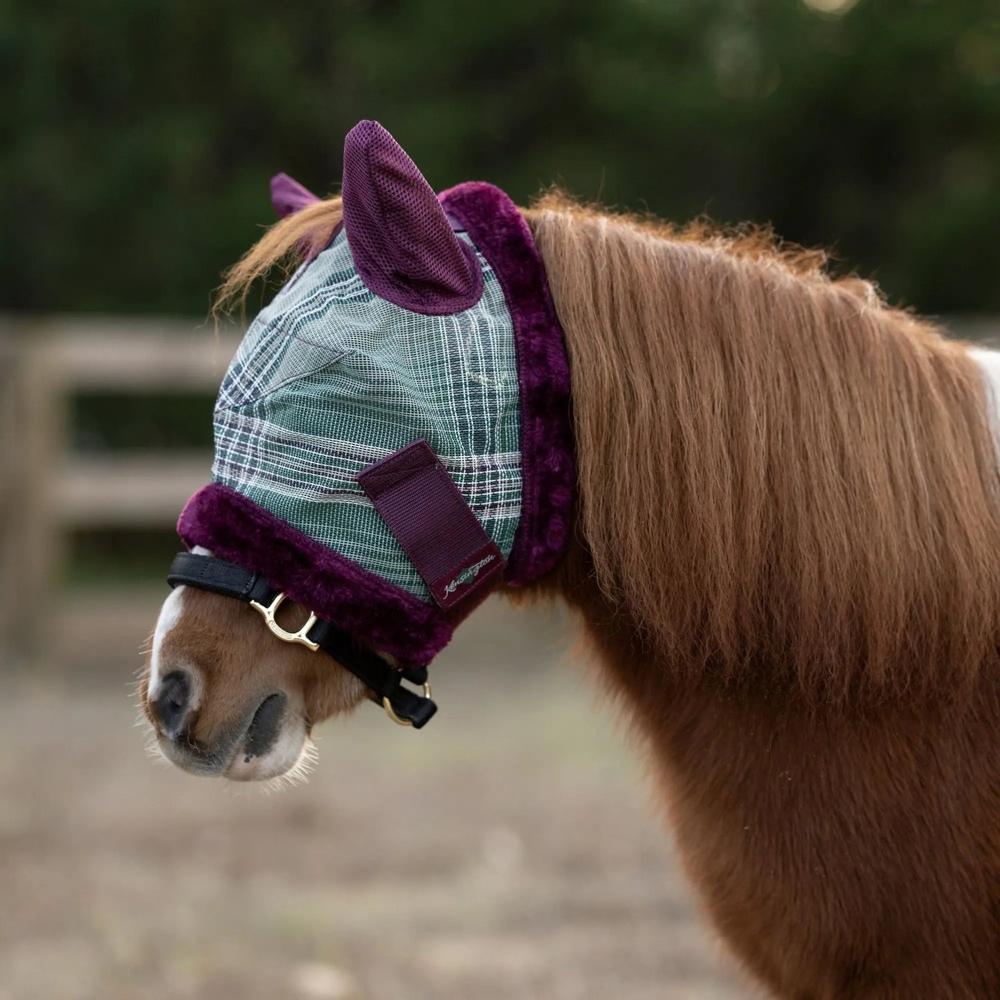 Mini Fly Mask with Fleece Trim & Ears - 73% UV Blocking - Riders Choice Supply Co