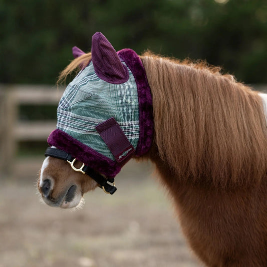 Mini Fly Mask with Fleece Trim & Ears - 73% UV Blocking - Riders Choice Supply Co