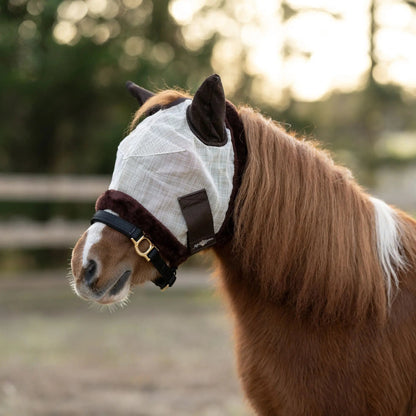 Mini Fly Mask with Fleece Trim & Ears - 73% UV Blocking - Riders Choice Supply Co