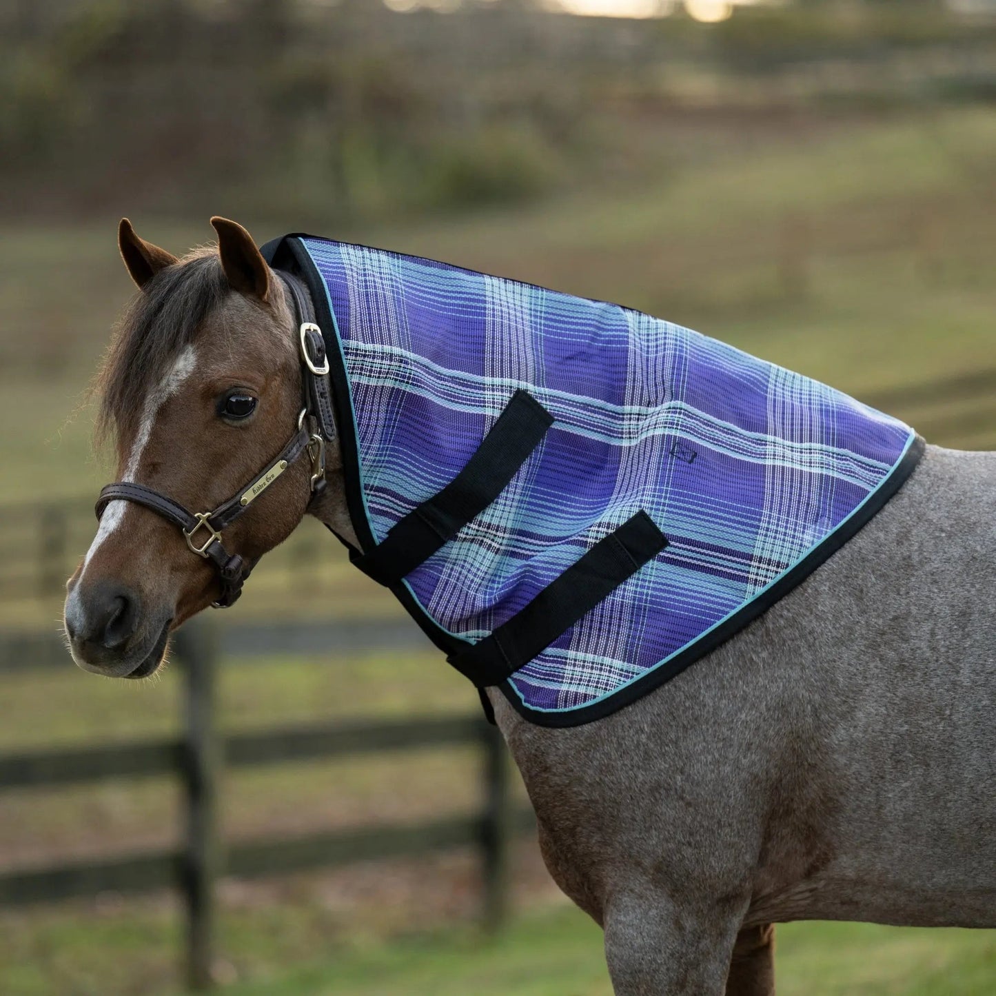 Pony Protective Neck Cover - Pairs with Fly Sheet - 73% UV Blocking - Riders Choice Supply Co